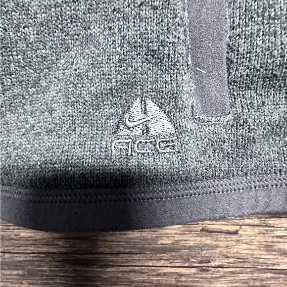 Nike ACG Gray Full Zip Fleece Lined Jacket - Picture 9 of 12